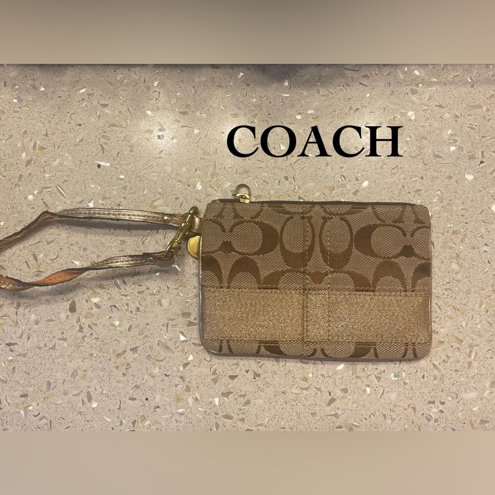 Coach Brown Wristlet Brown FO6M-40028